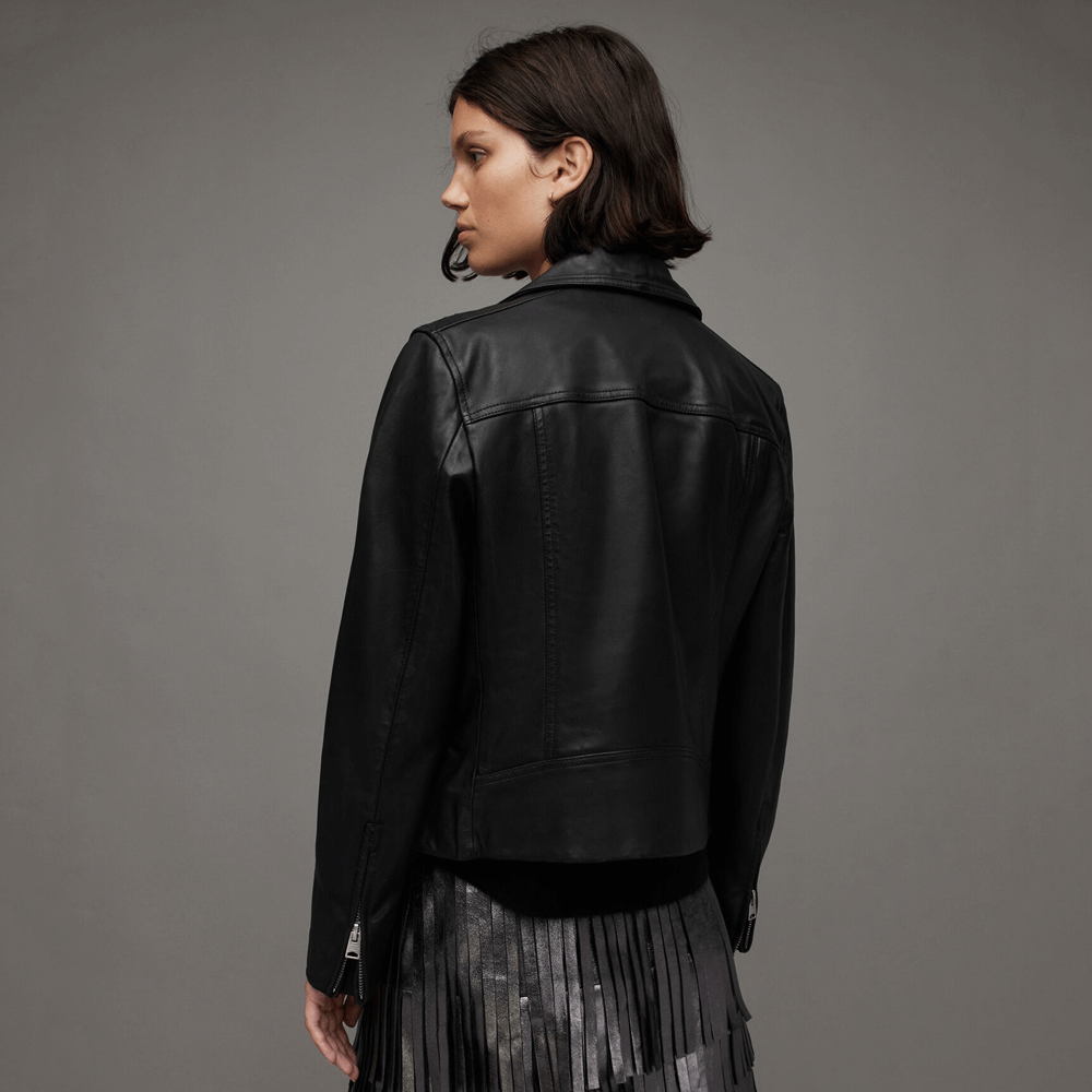 All saints walker discount leather biker jacket